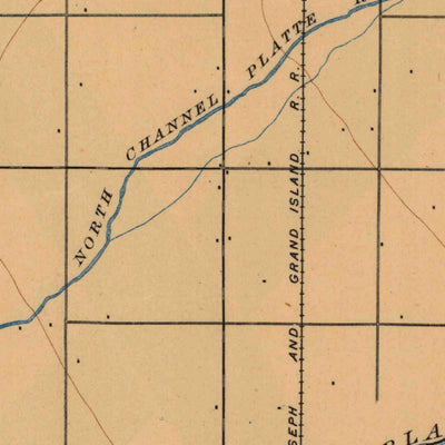 United States Geological Survey Grand Island, NE (1892, 62500-Scale) digital map