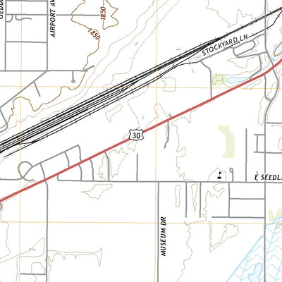 United States Geological Survey Grand Island, NE (2021, 24000-Scale) digital map