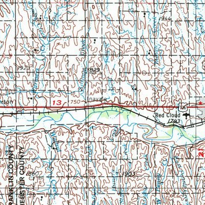 United States Geological Survey Grand Island, NE-KS (1955, 250000-Scale) digital map