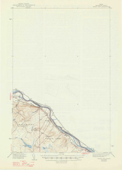United States Geological Survey Grand Isle, ME (1940, 62500-Scale) digital map