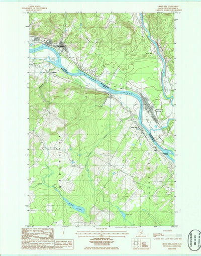 United States Geological Survey Grand Isle, ME (1986, 24000-Scale) digital map