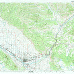 United States Geological Survey Grand Junction, CO (1981, 100000-Scale) digital map