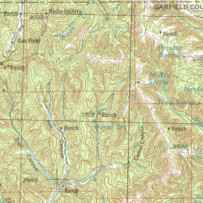 United States Geological Survey Grand Junction, CO-UT (1956, 250000-Scale) digital map