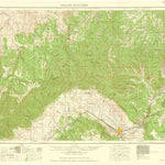 United States Geological Survey Grand Junction, CO-UT (1960, 250000-Scale) digital map