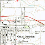 United States Geological Survey Grand Junction, IA (1982, 24000-Scale) digital map