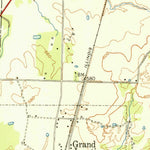 United States Geological Survey Grand Junction, TN (1951, 24000-Scale) digital map
