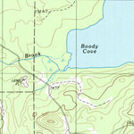 United States Geological Survey Grand Lake Seboeis, ME (1985, 24000-Scale) digital map