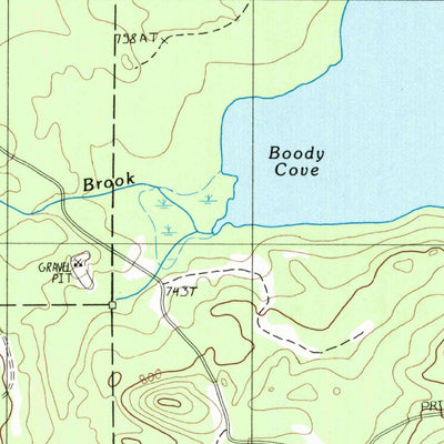 United States Geological Survey Grand Lake Seboeis, ME (1985, 24000-Scale) digital map