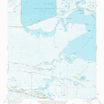 United States Geological Survey Grand Lake West, LA (1955, 62500-Scale) digital map