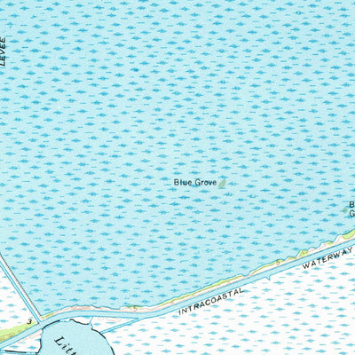 United States Geological Survey Grand Lake West, LA (1955, 62500-Scale) digital map