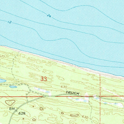 United States Geological Survey Grand Marais NE, MI (1968, 24000-Scale) digital map