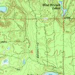 United States Geological Survey Grand Marais SE, MI (1968, 24000-Scale) digital map