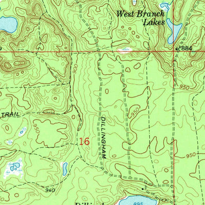 United States Geological Survey Grand Marais SE, MI (1968, 24000-Scale) digital map