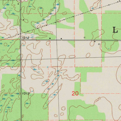 United States Geological Survey Grand Marsh, WI (1979, 24000-Scale) digital map