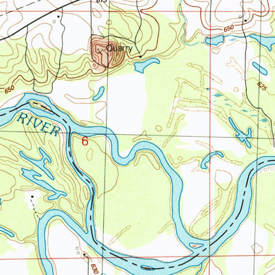United States Geological Survey Grand Mound, IA (1991, 24000-Scale) digital map