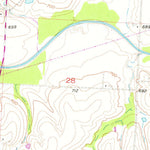 United States Geological Survey Grand Pass, MO (1953, 24000-Scale) digital map