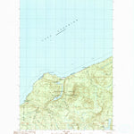 United States Geological Survey Grand Portal Point, MI (1983, 25000-Scale) digital map