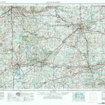 United States Geological Survey Grand Rapids, MI (1958, 250000-Scale) digital map
