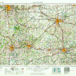 United States Geological Survey Grand Rapids, MI (1962, 250000-Scale) digital map