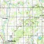 United States Geological Survey Grand Rapids, MI (1984, 100000-Scale) digital map