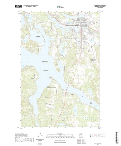 United States Geological Survey Grand Rapids, MN (2022, 24000-Scale) digital map