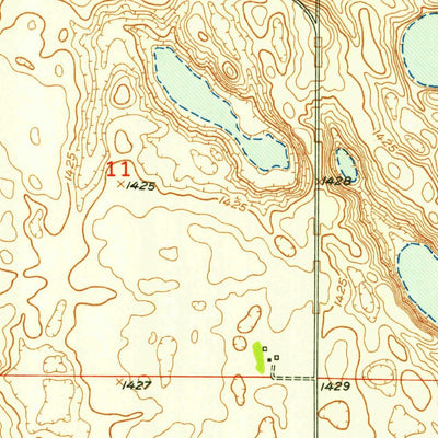 United States Geological Survey Grand Rapids, ND (1952, 24000-Scale) digital map