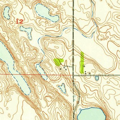 United States Geological Survey Grand Rapids, ND (1952, 24000-Scale) digital map