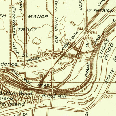 United States Geological Survey Grand Rapids, OH (1935, 24000-Scale) digital map