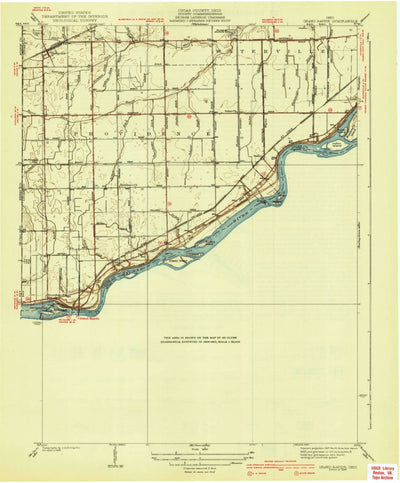 United States Geological Survey Grand Rapids, OH (1940, 31680-Scale) digital map