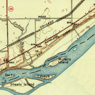 United States Geological Survey Grand Rapids, OH (1940, 31680-Scale) digital map