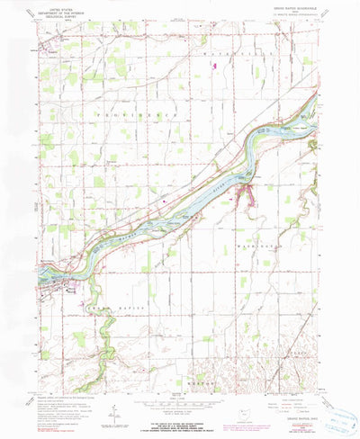 United States Geological Survey Grand Rapids, OH (1958, 24000-Scale) digital map