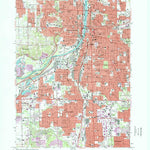 United States Geological Survey Grand Rapids West, MI (1967, 24000-Scale) digital map