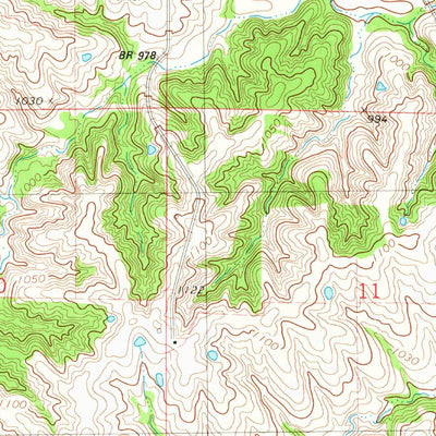 United States Geological Survey Grand River, IA (1981, 24000-Scale) digital map