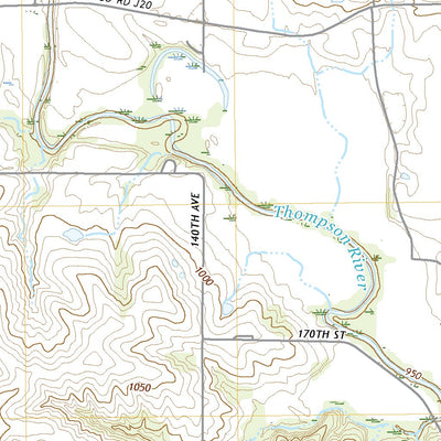 United States Geological Survey Grand River, IA (2022, 24000-Scale) digital map