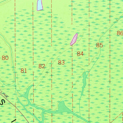 United States Geological Survey Grand River, LA (1969, 24000-Scale) digital map
