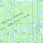 United States Geological Survey Grand River, LA (1992, 24000-Scale) digital map