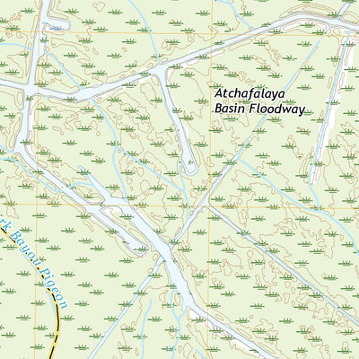United States Geological Survey Grand River, LA (2020, 24000-Scale) digital map