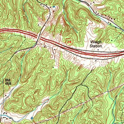 United States Geological Survey Grand Rivers, KY (1993, 24000-Scale) digital map
