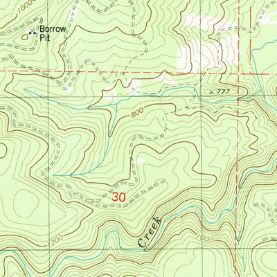 United States Geological Survey Grand Ronde, OR (1979, 24000-Scale) digital map