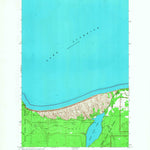 United States Geological Survey Grand Sable Lake, MI (1966, 24000-Scale) digital map