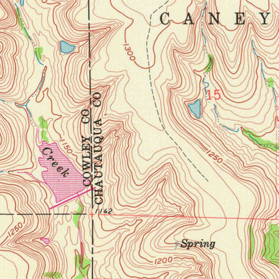United States Geological Survey Grand Summit, KS (1962, 24000-Scale) digital map