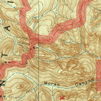 United States Geological Survey Grand Teton, WY (1901, 125000-Scale) digital map