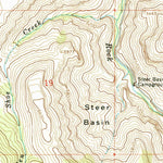 United States Geological Survey Grand View Peak, ID (1965, 24000-Scale) digital map