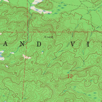 United States Geological Survey Grand View, WI (1971, 24000-Scale) digital map