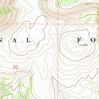 United States Geological Survey Grandaddy Lake, UT (1972, 24000-Scale) digital map