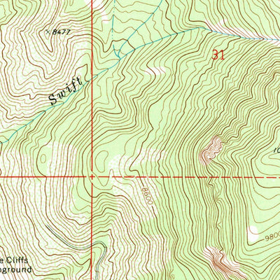 United States Geological Survey Grandaddy Lake, UT (1972, 24000-Scale) digital map