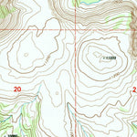 United States Geological Survey Grandaddy Lake, UT (1996, 24000-Scale) digital map