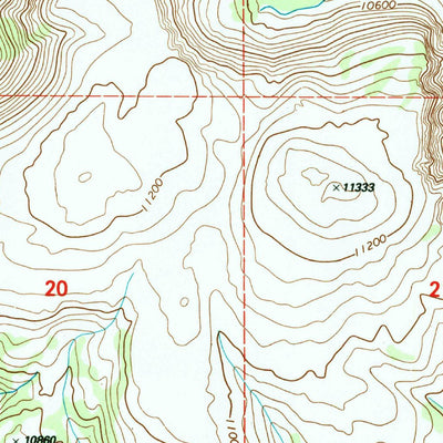 United States Geological Survey Grandaddy Lake, UT (1996, 24000-Scale) digital map