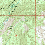 United States Geological Survey Grandaddy Lake, UT (1996, 24000-Scale) digital map