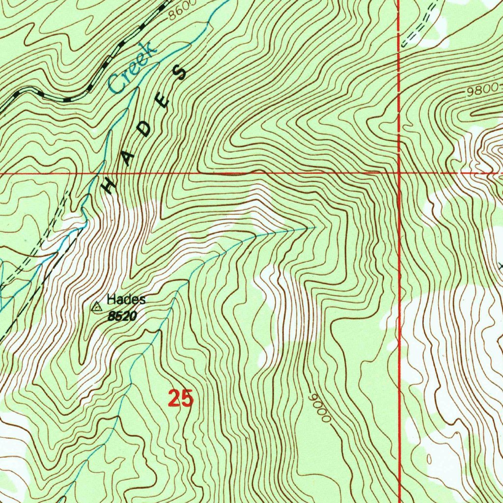 Grandaddy Lake, UT (1996, 24000-Scale) Map by United States Geological ...